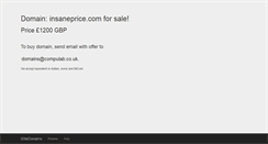 Desktop Screenshot of insaneprice.com